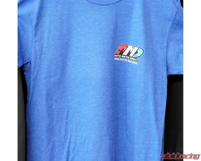 AMD Royal Blue GM Car T-Shirt - AMDGMCAR-L