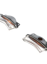 AMD Pair Hood Scoop Lamp Assembly Ford Fairlane GT 1967                                     - E-67PDLBODYSET - Image 3