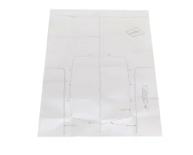 AMD Shaker Hood Scoop Template Ford Torino | Rancher 1970-1971