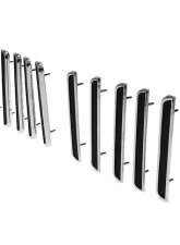 AMD 10-Piece Quarter Panel Hash mark Emblem Set Ford Torino Fastback 1970                                     - E-70FBHASHMARKS - Image 2