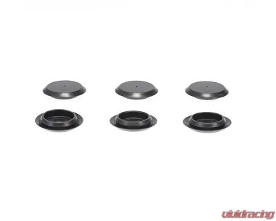 AMD Pair Black Plastic Vent Window Screw Access Hole Plugs Dodge | Plymouth A-Body | B-Body 1966-1972 - F-953