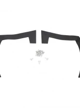 AMD Front Fender Splash Shield Seals w/ Clips Dodge Charger 1968-1969                                     - F-FSF5 - Image 4