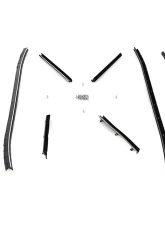 AMD Inner & Outer OE Style Window Felts Dodge | Plymouth E-Body Hardtop | Coupe 1971-1974                                     - FPWX198 - Image 3