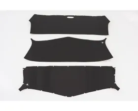 AMD 2-Piece Black Interior Headliner Kit Chevrolet | GMC Suburban 1947-1949