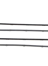 AMD 4-Piece Front Door Beltline Window Felts Ford F-100 | F-250 1953-1955                                     - R-FT101 - Image 3