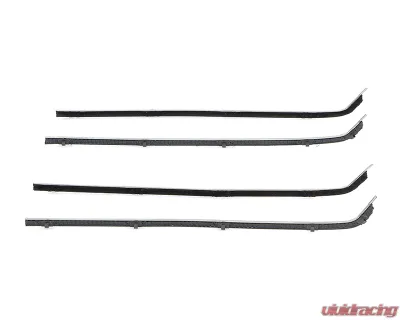 AMD 4-Piece Front Door Beltline Window Felts Ford F-100 | F-250 1956 - R-FT102