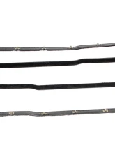 AMD 4-Piece Black Front Door Beltline Window Felts Ford F-100 | F-250 | F-350 Pickup 1961-1966                                     - R-FT104 - Image 3