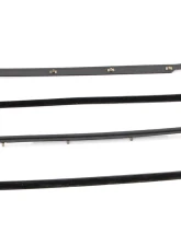 AMD 4-Piece Black Front Door Beltline Window Felts Ford F-Series Pickup 1971-1972                                     - R-FT107 - Image 3