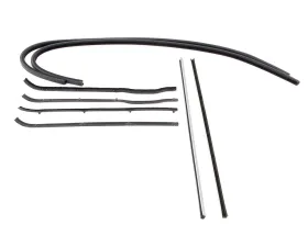AMD 8-Piece Door Window Channel Seal Kit Ford F1 | F2 Pickup Truck 1948-1952