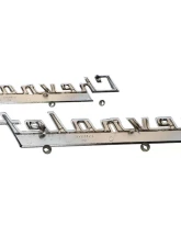 AMD Pair "Chevrolet Apache 10" Front Fender Emblems Chevrolet C/K Pickup Truck | Suburban 1960                                     - T-9105 - Image 3