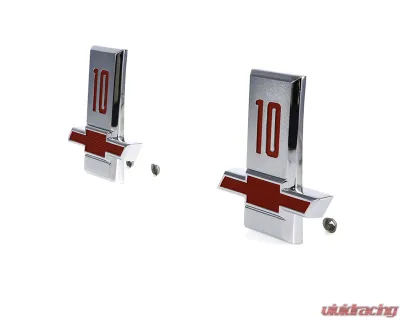 AMD Pair "10" Front Fender Emblems Chevrolet C/K Pickup Truck | Suburban 1963 - T-9275