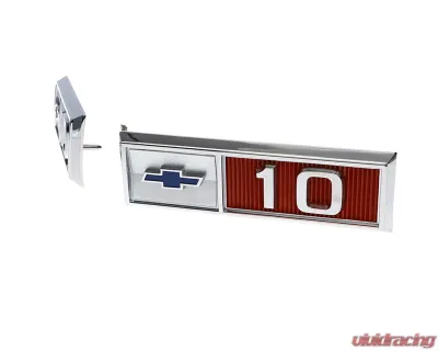 AMD Pair "10" Front Fender Emblems Chevrolet C/K Pickup Truck | Suburban 1965 - T-9350
