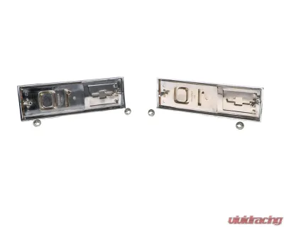 AMD Pair "10" Front Fender Emblems Chevrolet C/K Pickup Truck | Suburban 1965 - T-9350