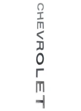 AMD "CHEVROLET" Tailgate Trim Panel Letter Set Chevrolet C/K Pickup Truck Fleetside | Blazer 1969-1972                                     - T-9652 - Image 3