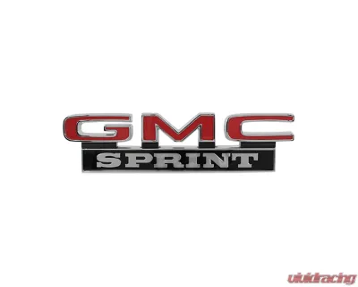 AMD LH/RH "GMC SPRINT" Front Fender Emblems GMC C/K Truck Pickup 1971-1972 - T-9841