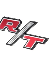 AMD LH/RH "R/T" Hood Scoop Side Emblem w/out Mounting Studs Dodge Charger 1970                                     - T-MP6055 - Image 2