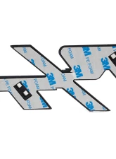 AMD LH/RH "R/T" Hood Scoop Side Emblem w/out Mounting Studs Dodge Charger 1970                                     - T-MP6055 - Image 3