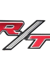 AMD LH/RH "R/T" Hood Scoop Side Emblem w/out Mounting Studs Dodge Charger 1970                                     - T-MP6055 - Image 3