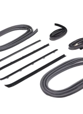 AMD 8-Piece Front Door Window Channel Kit Chevrolet | GMC C/K Pickup Truck | Blazer | Jimmy | Suburban 1977-1980                                     - U-KG1008-8 - Image 2