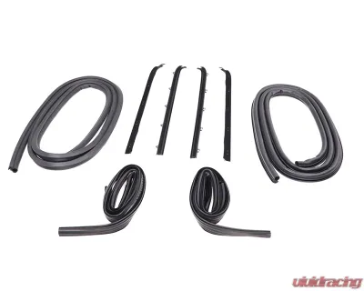 AMD 8-Piece Front Door Window Channel Kit Chevrolet | GMC C/K Pickup Truck | Blazer | Jimmy | Suburban 1977-1980 - U-KG1008-8