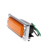 AMD Amber LED Park Lamp Assembly w/ Chrome Bezel Chevrolet Truck | Suburban 1947-1953                                     - X137-4047-2DC - Image 3