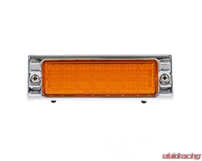 AMD Amber LED Park Lamp Assembly w/ Chrome Bezel Chevrolet Truck | Suburban 1947-1953 - X137-4047-2DC