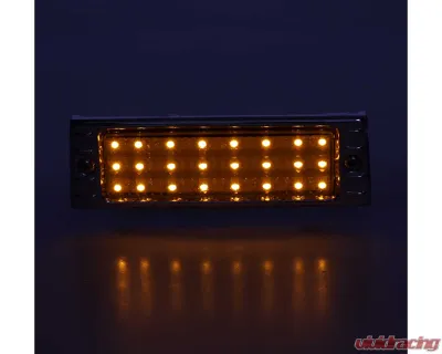 AMD Amber LED Park Lamp Assembly w/ Stainless Bezel Chevrolet Truck | Suburban 1947-1953 - X137-4047-2DS