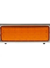 AMD Amber LED Park Lamp Assembly w/ Stainless Bezel Chevrolet Truck | Suburban 1947-1953                                     - X137-4047-2DS - Image 4