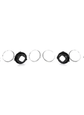 AMD LH/RH 8-Piece Headlamp Mounting & Retaining Ring Set Pontiac | Chevrolet 1968-1972                                     - X141-3470-S - Image 6