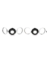 AMD 8-Piece Headlamp Mounting Bucket & Retainer Ring Set Chevrolet Chevelle | El Camino | Truck | Suburban 1958-1969                                     - X141-4058-S - Image 6