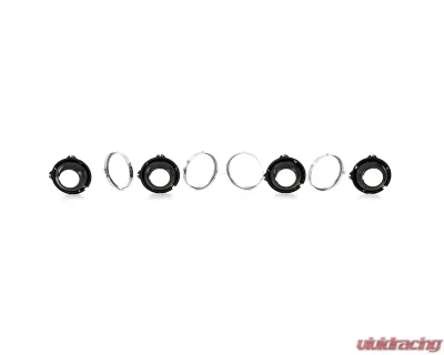AMD 8-Piece Headlamp Mounting Bucket & Retainer Ring Set Chevrolet Chevelle | El Camino | Truck | Suburban 1958-1969 - X141-4058-S