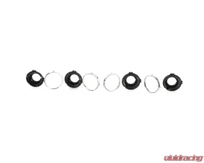 AMD 8-Piece Headlamp Mounting Bucket & Retainer Ring Set Chevrolet Chevelle | El Camino | Truck | Suburban 1958-1969 - X141-4058-S