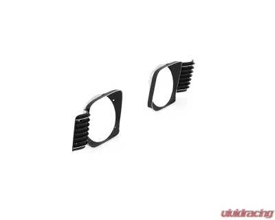 AMD Pair Black Headlamp Bezels Chevrolet Chevy II | Nova SS 1968 - X145-3068-1P