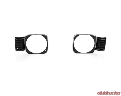 AMD Pair Black Headlamp Bezels Chevrolet Chevy II | Nova SS 1968 - X145-3068-1P