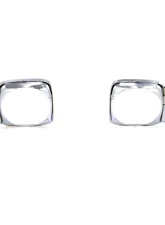 AMD Pair Chrome/Black Headlamp Bezels Chevrolet Chevy II | Nova 1968                                     - X145-3068-P - Image 3