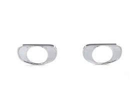 AMD Pair Chrome Headlamp Bezels Chevrolet C/K Pickup Truck | Suburban 1962