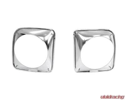 AMD Pair Headlamp Bezels Chevrolet C/K Pickup Truck | Suburban 1967-1968 - X145-4067-2P