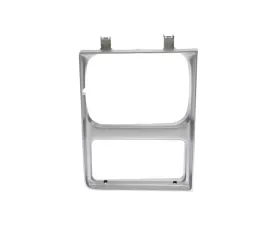 AMD RH Silver Single Headlamp Bezel Chevrolet | GMC C/K Pickup | Blazer | Jimmy | Suburban 1985-1987