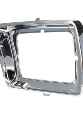 AMD LH Chrome Square Headlamp Bezel Ford F-Series Pickup Truck | Bronco 1978-1979                                     - X145-4578-L - Image 2