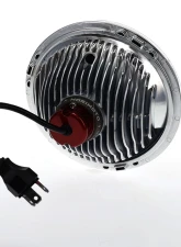 AMD Low/High Beam Classic White 3000K 7" Round RetroBright LED Forward Facing Headlight Kit                                     - X149-HR700R-30 - Image 4