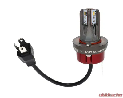 AMD 3-Pin High & Low Beam Standard H4 Wiring Classic White 3000K 7" RetroBright LED Forward Facing Light Replacement Bulb - X149-HR700R-30B