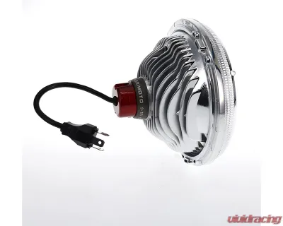 AMD Low/High Beam Bright White 3000K 7" Round RetroBright LED Forward Facing Headlight Kit - X149-HR700R-57