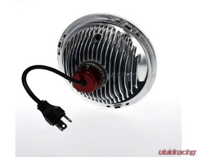 AMD Low/High Beam Bright White 3000K 7" Round RetroBright LED Forward Facing Headlight Kit - X149-HR700R-57