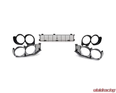AMD 5-Piece Upper Grille Set Plymouth Satellite Sebring Plus | Road Runner | GTX 2-Door 1971-1972 - X150-1471-3S