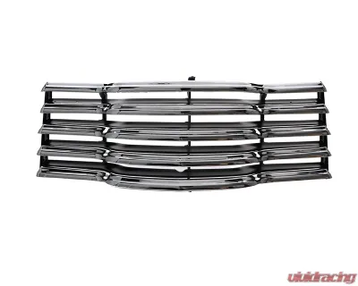AMD Chrome Grille Assembly w/ Black Paintable Bars Chevrolet Pickup Truck | Suburban 1947-1953 - X150-4047