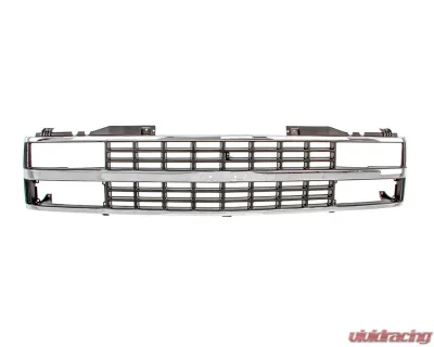 AMD Chrome/Black Dual Headlight Grille Shell Chevrolet C/K Pickup | SUV 1988-1993 - X150-4088-22