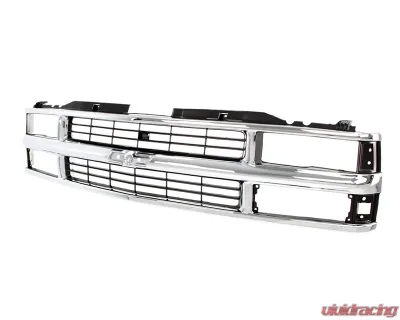 AMD Chrome/Gray Composite Headlight Grille Shell Chevrolet C/K Pickup | SUV 1994-1998 - X150-4094-21