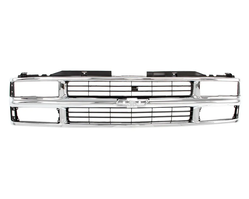 AMD Chrome/Gray Composite Headlight Grille Shell Chevrolet C/K Pickup | SUV 1994-1998 - X150-4094-21