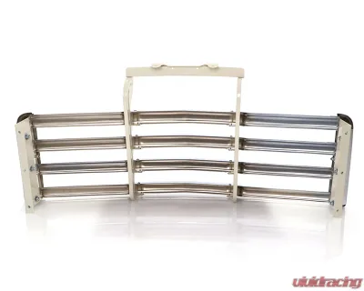 AMD Chrome Grille Assembly w/ Ivory Painted Back Bars GMC Pickup Truck | Suburban 1949-1955 - X150-4949-C