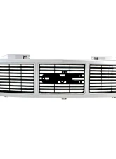 AMD Argent/Silver Single Headlight Grille Shell GMC C/K Pickup | Suburban 1988-1993                                     - X150-4988-1 - Image 3